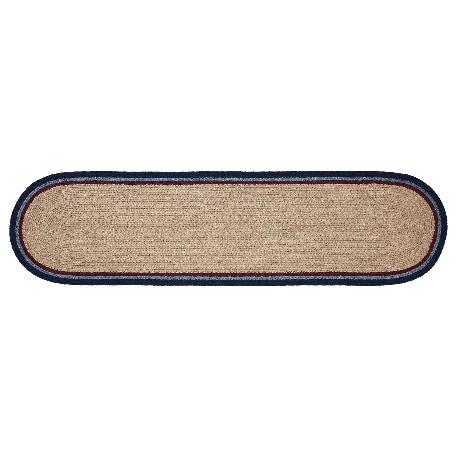 My Country Oval Runner Stencil Stars 12x48