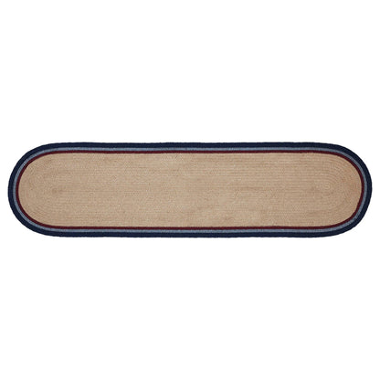 My Country Oval Runner Stencil Stars 12x48