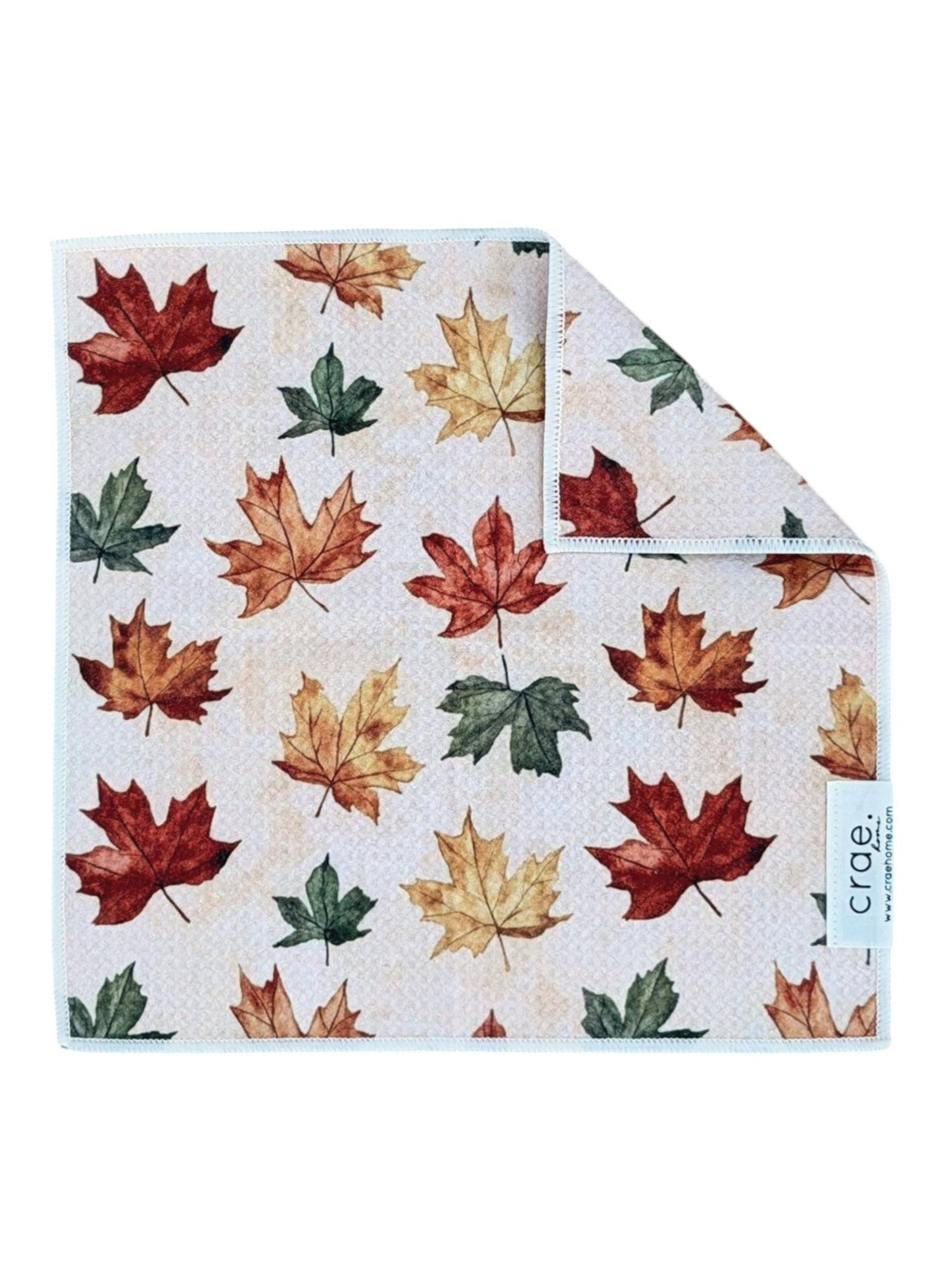Crisp Morning: Double-Sided Hand Towel &amp; Washcloth