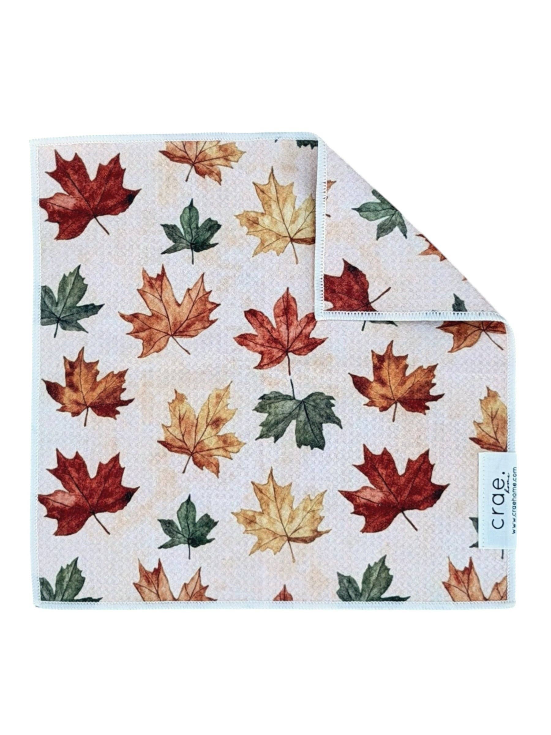 Crisp Morning: Double-Sided Hand Towel &amp; Washcloth