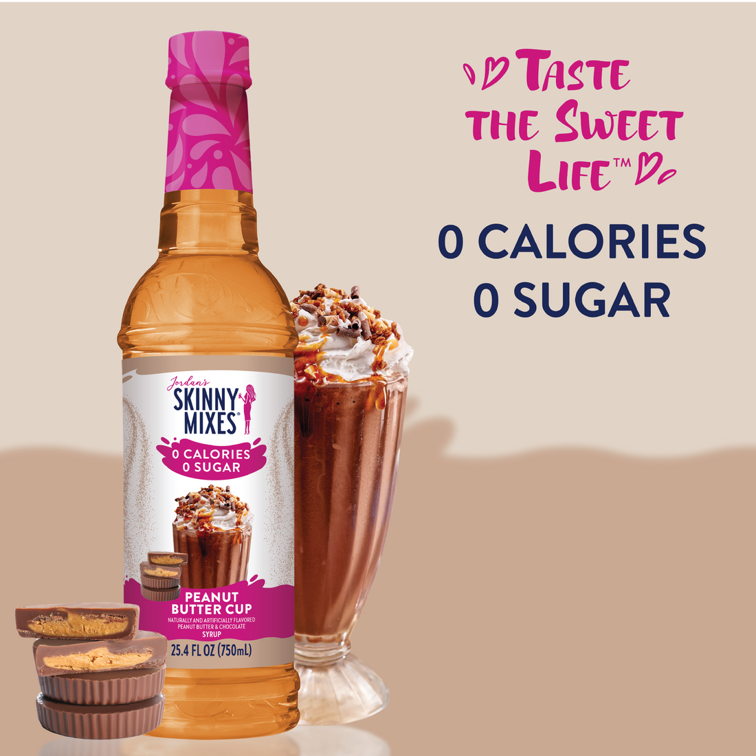 Peanut Butter Cup Syrup - Sugar Free