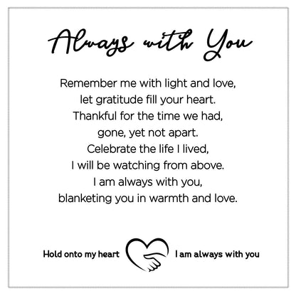 Softly Said Sympathy Blanket: Always With You Sentiment