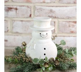 Terracotta Snowman