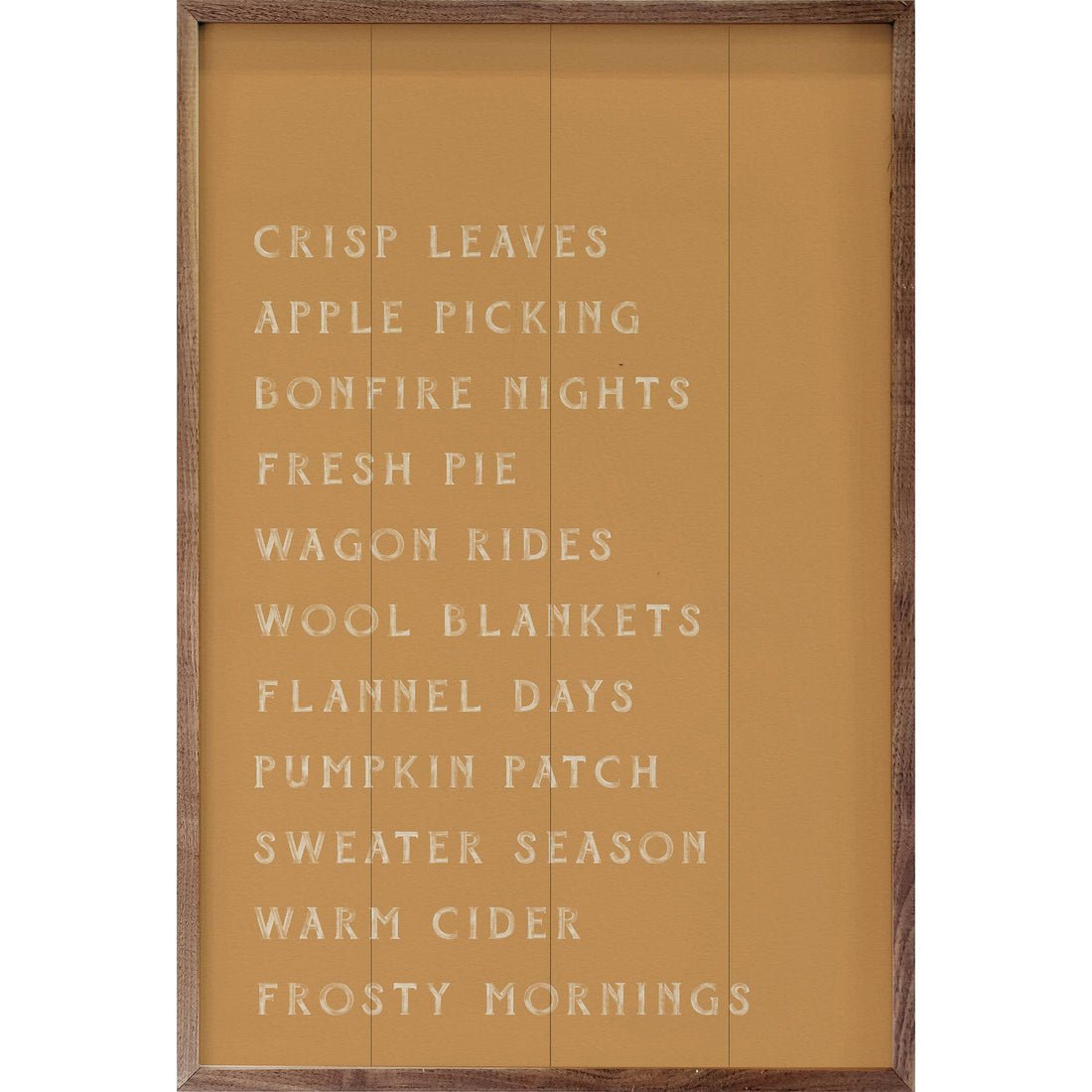 Autumn Activities List Gold