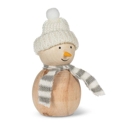 Snowman with Knit Hat