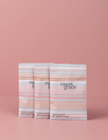 Sweet Grace Modern Stripe Sachet 9 Pack