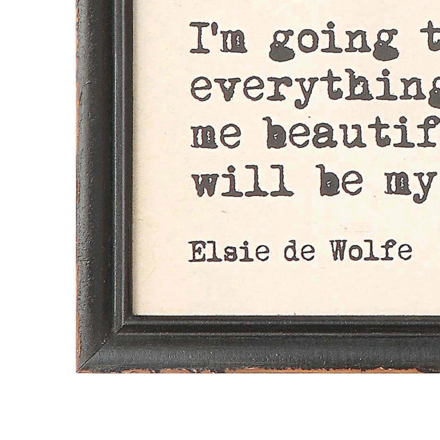 Framed Quote