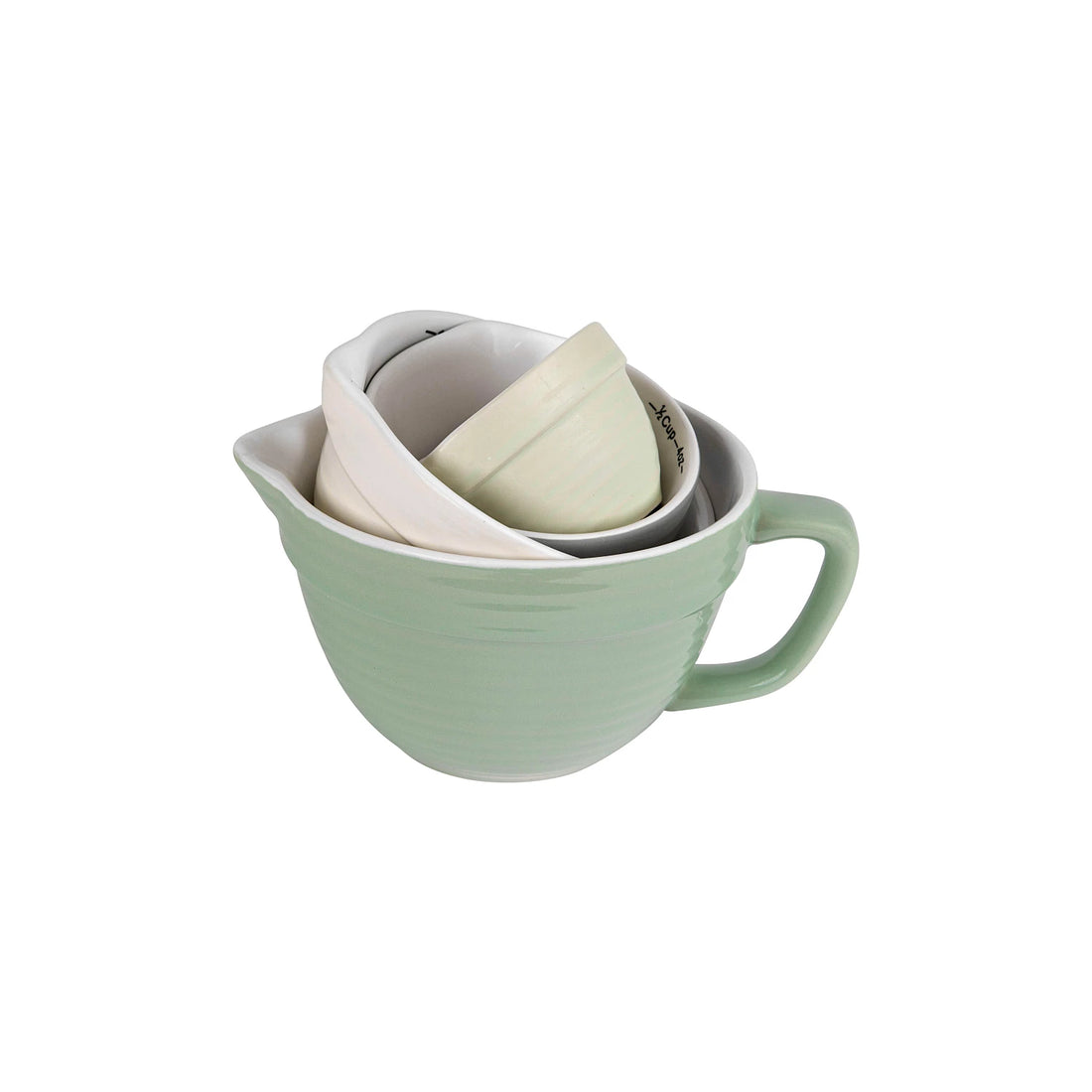 Batter Bowl w/ Handle Blue/green