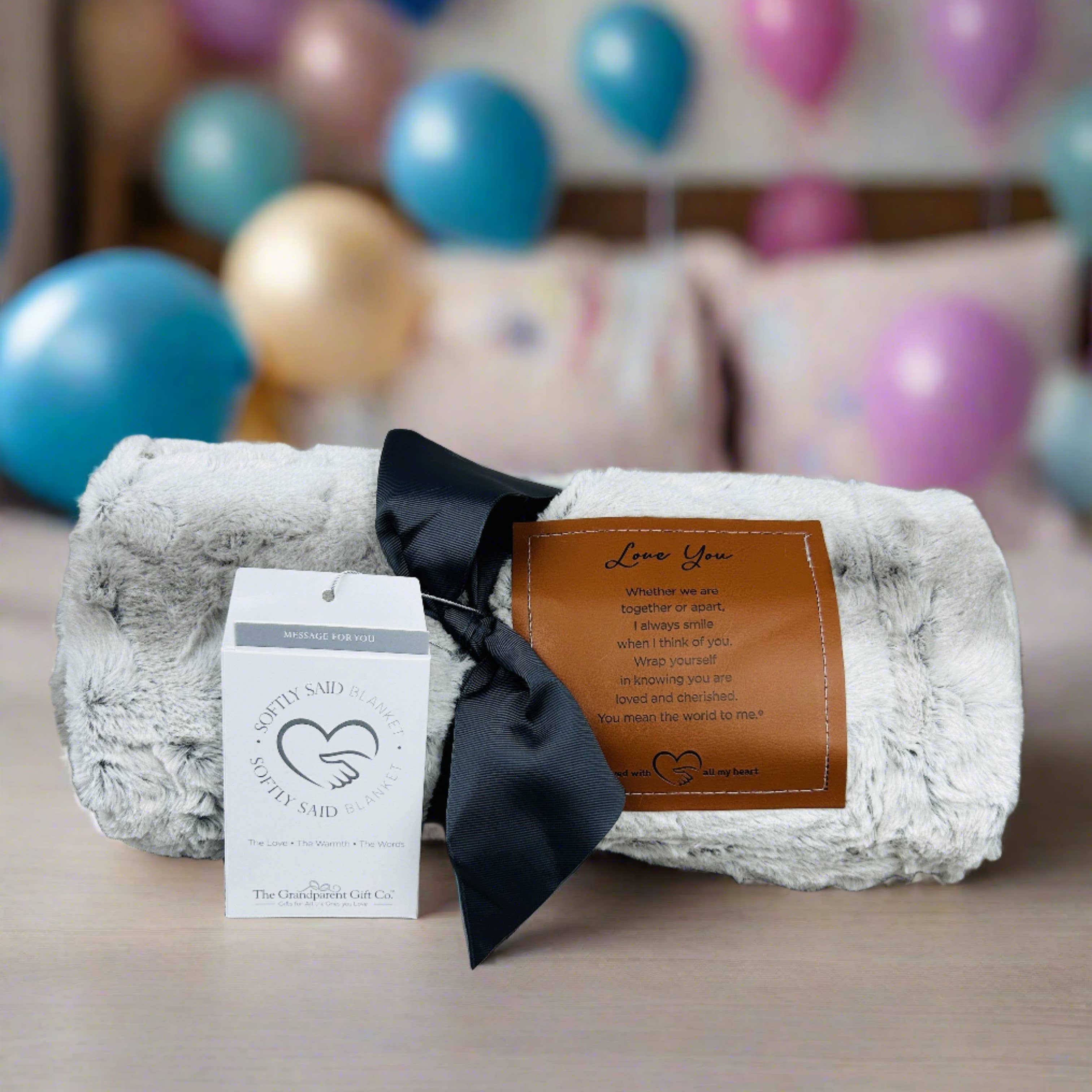 Softly Said Blanket: Love You Gift for Family or Friend