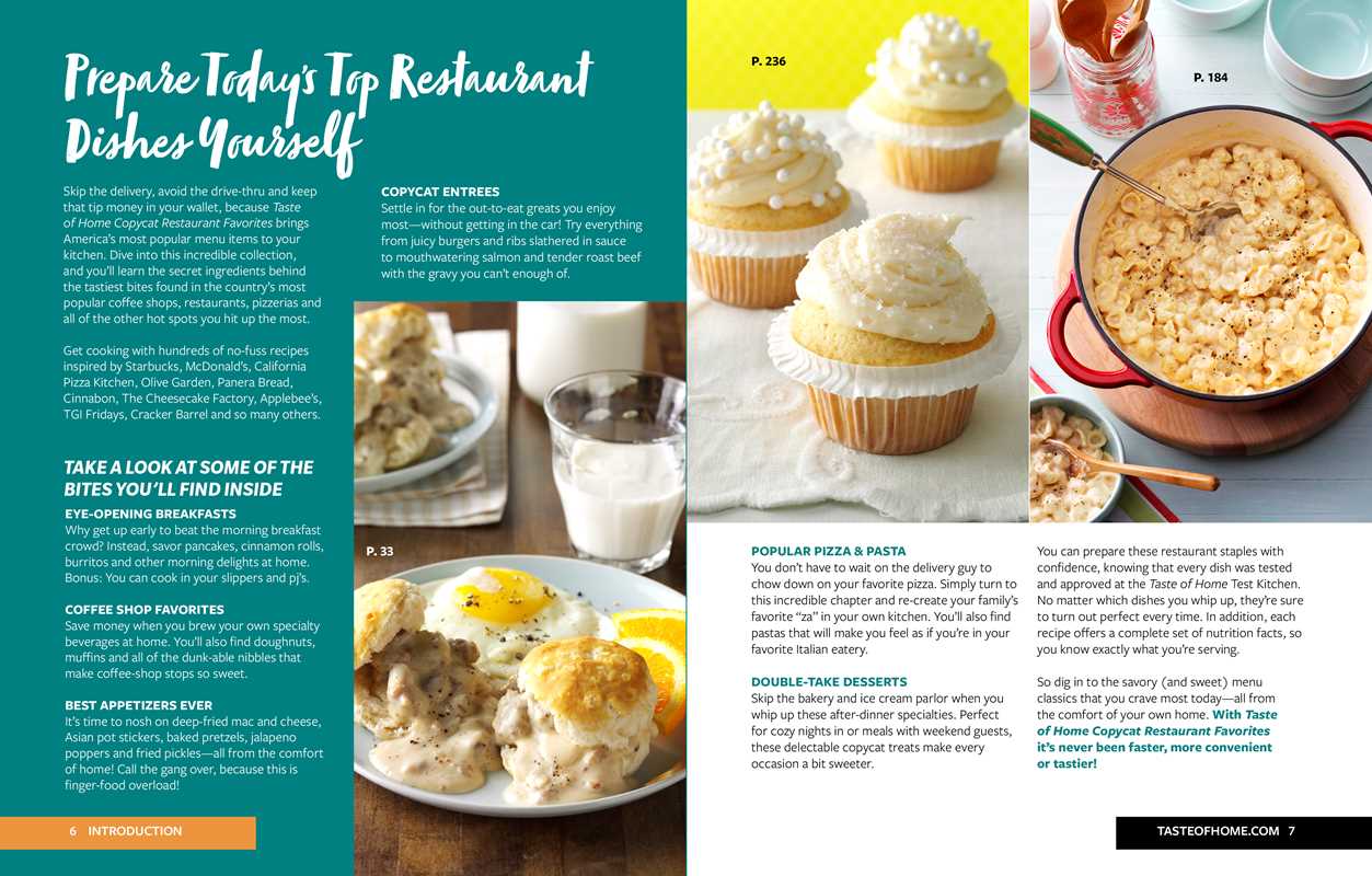 Taste of Home Copycat Restaurant Favorites by