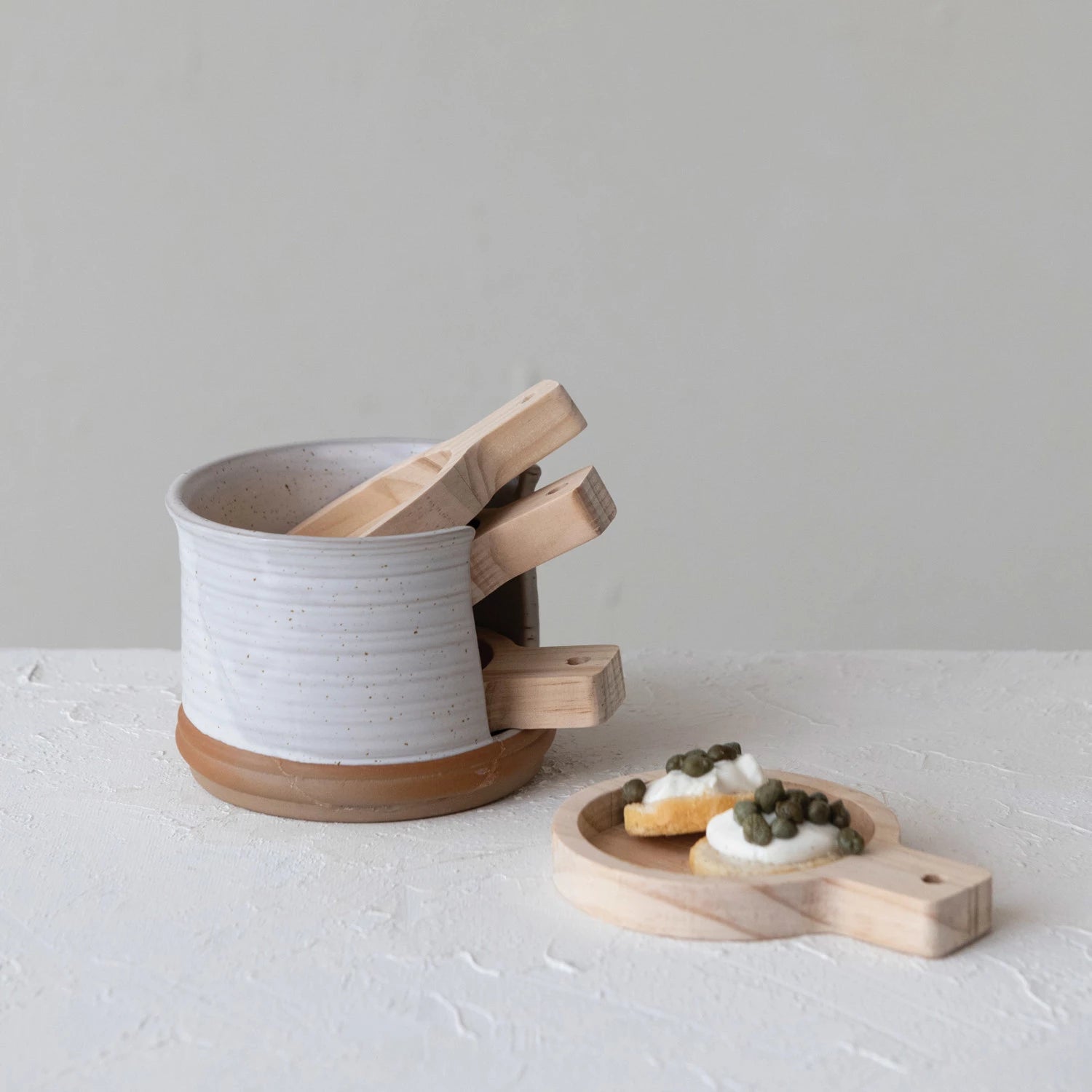 Snack Holder / Wood Dish