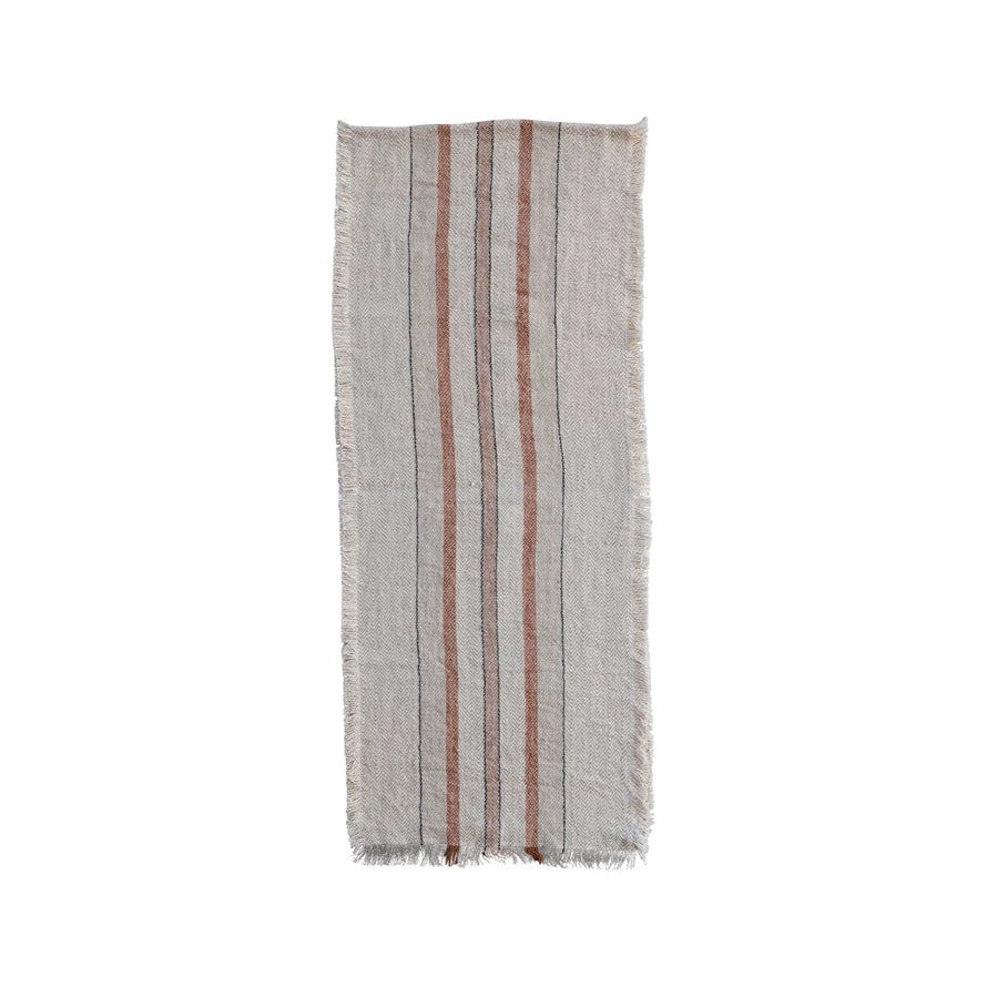 Stripes &amp; Fringe Table Runner