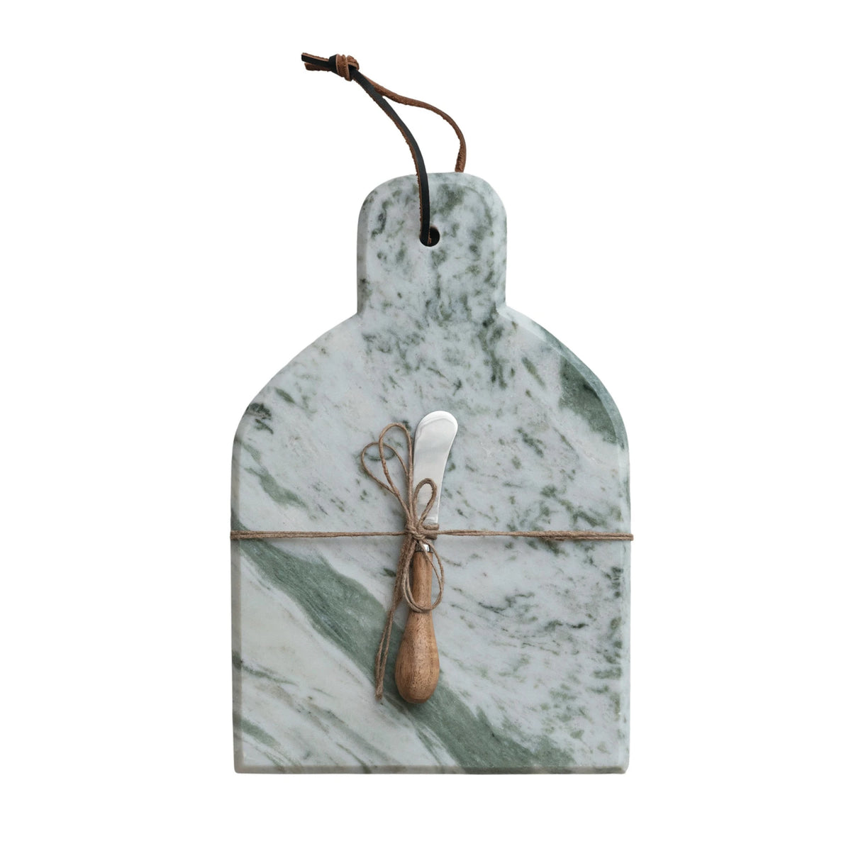 Marble Cutting Board w/ Knife