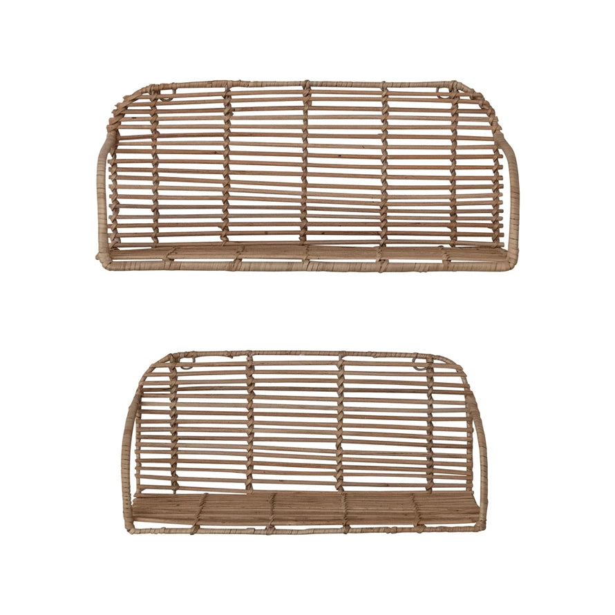 Rattan Wall Shelf