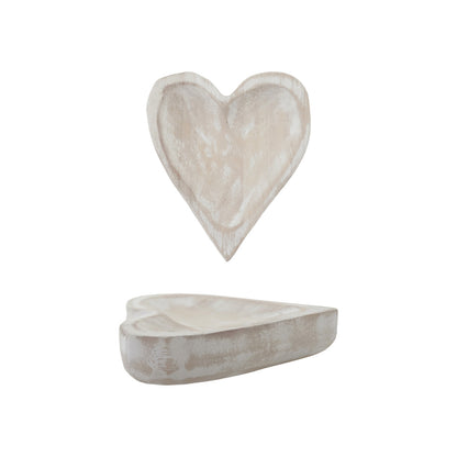 Wood Heart Dish