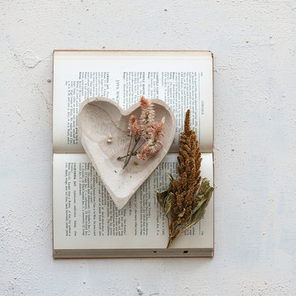 Wood Heart Dish