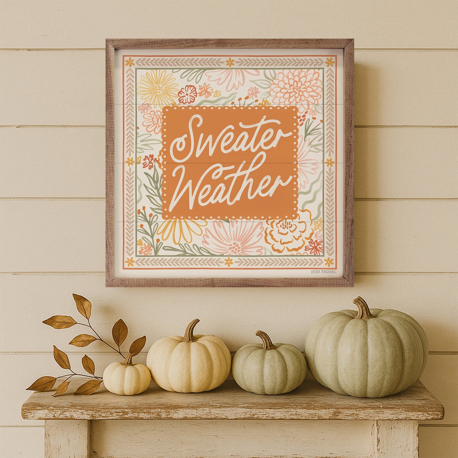 Blooming Autumn VII By Laura Marshall