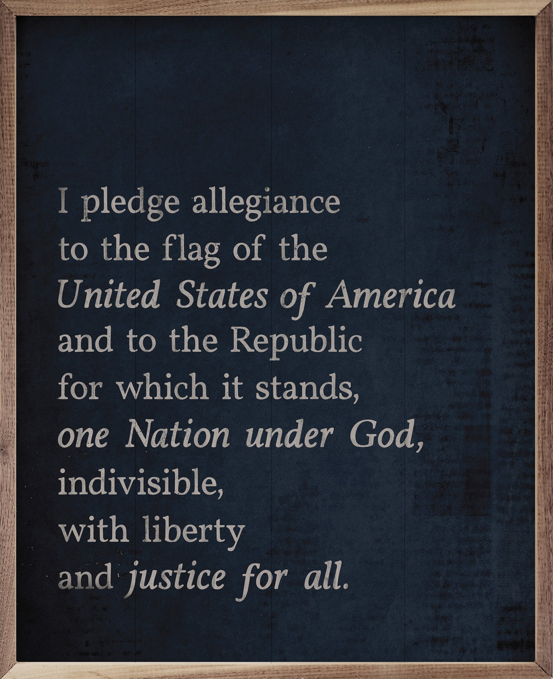 Pledge Of Allegiance Vintage