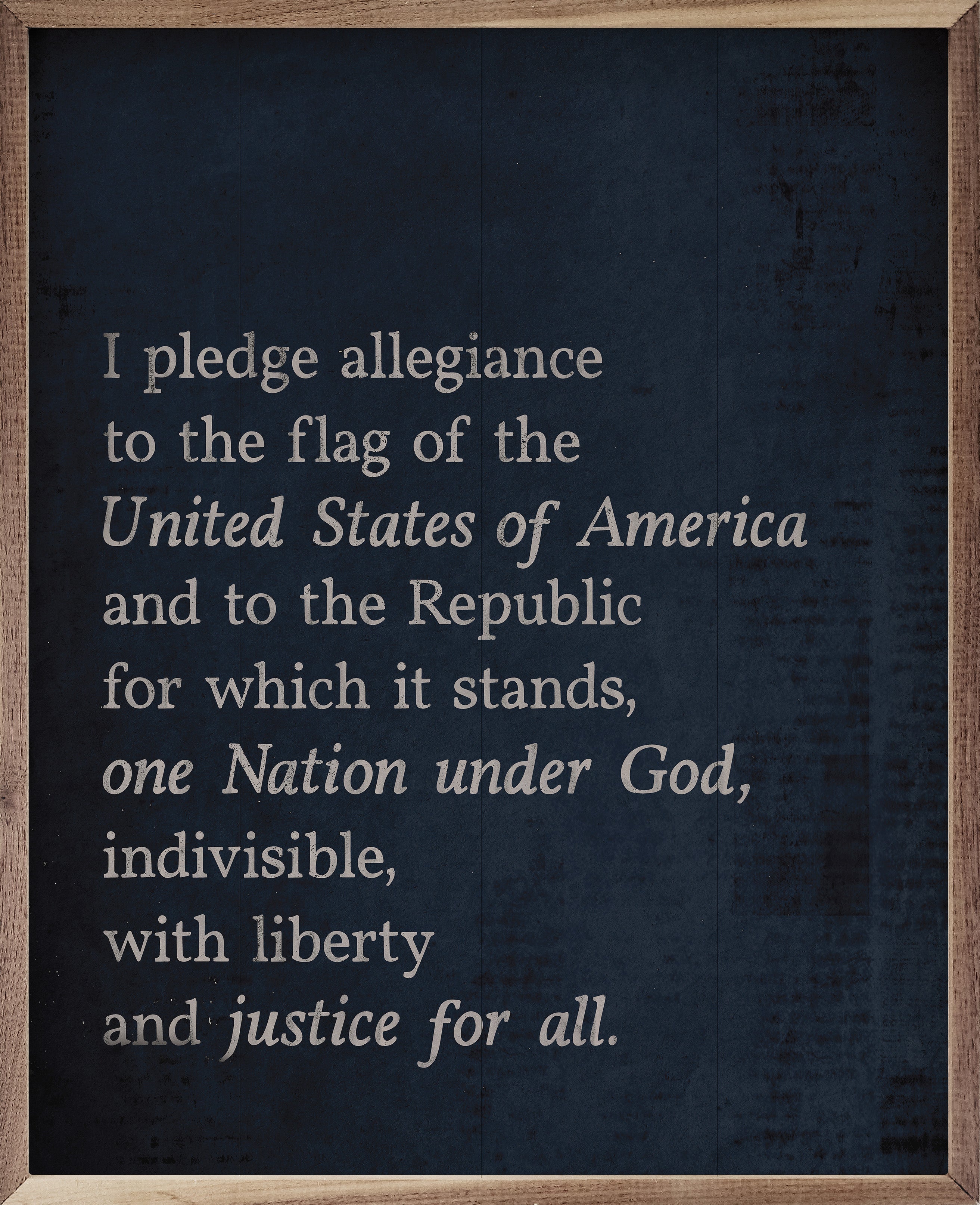 Pledge Of Allegiance Vintage