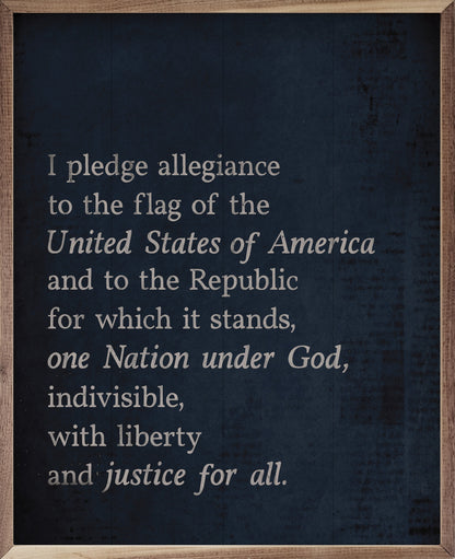 Pledge Of Allegiance Vintage