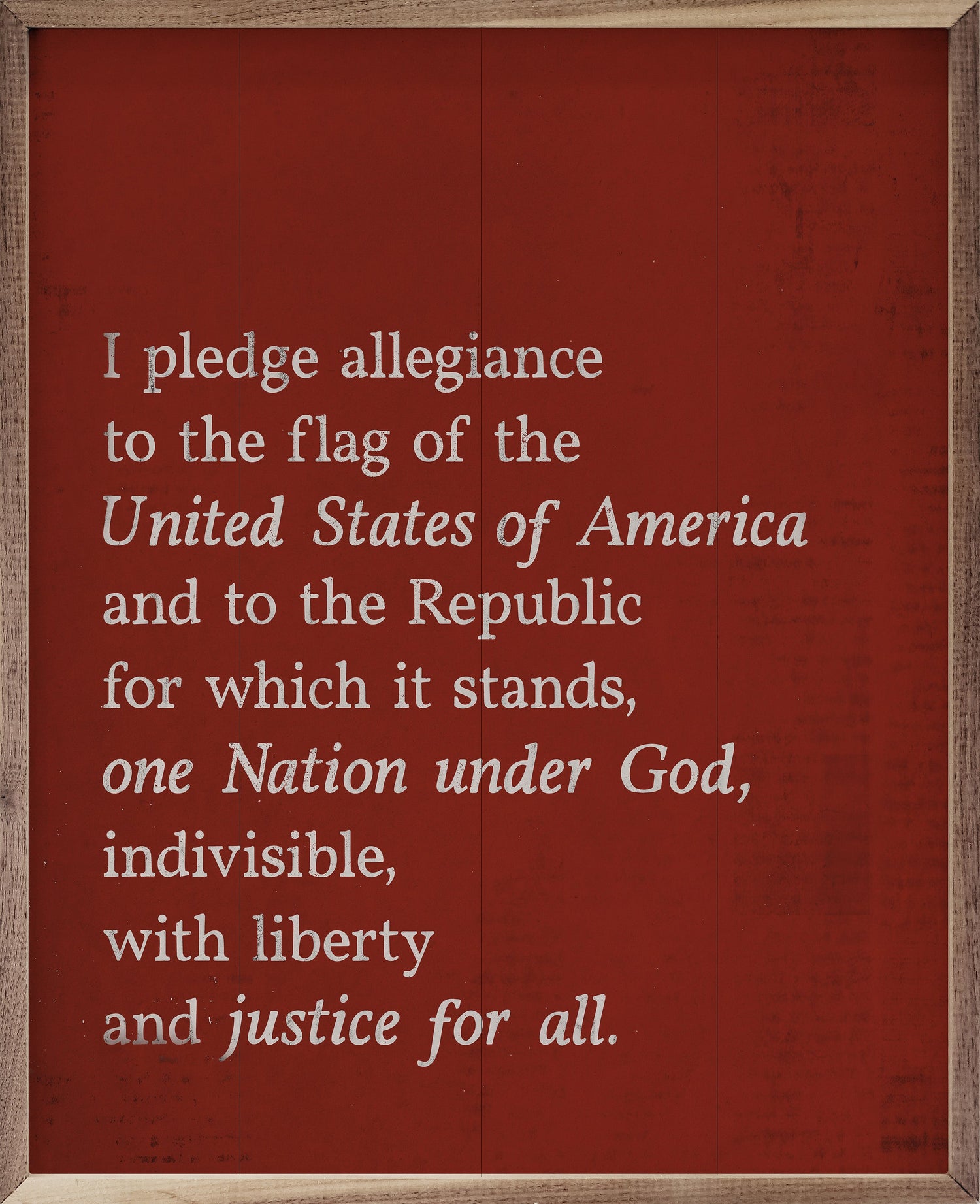 Pledge Of Allegiance Vintage
