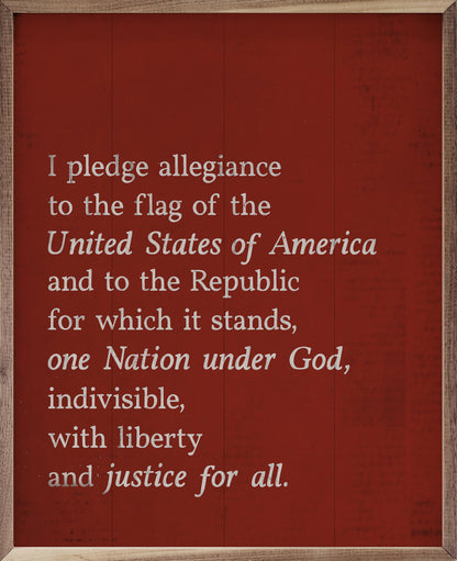 Pledge Of Allegiance Vintage