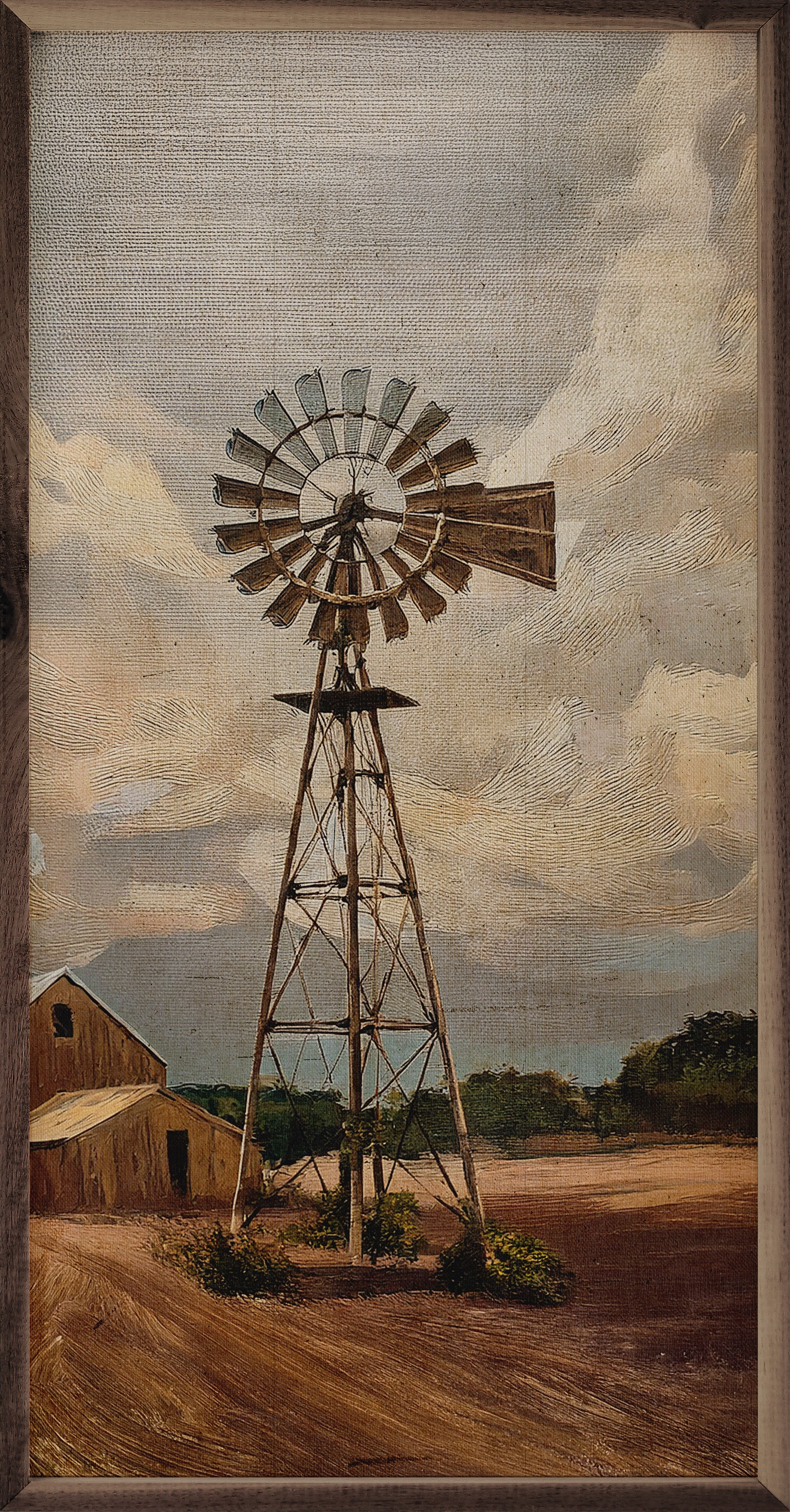 Windmill On The Farm