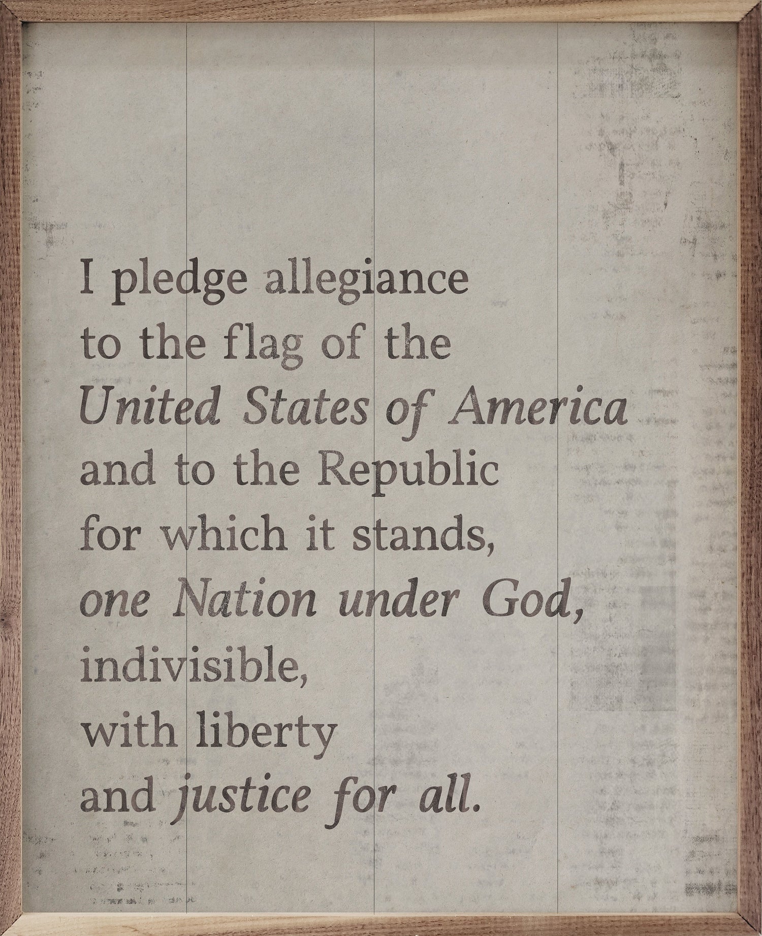 Pledge Of Allegiance Vintage