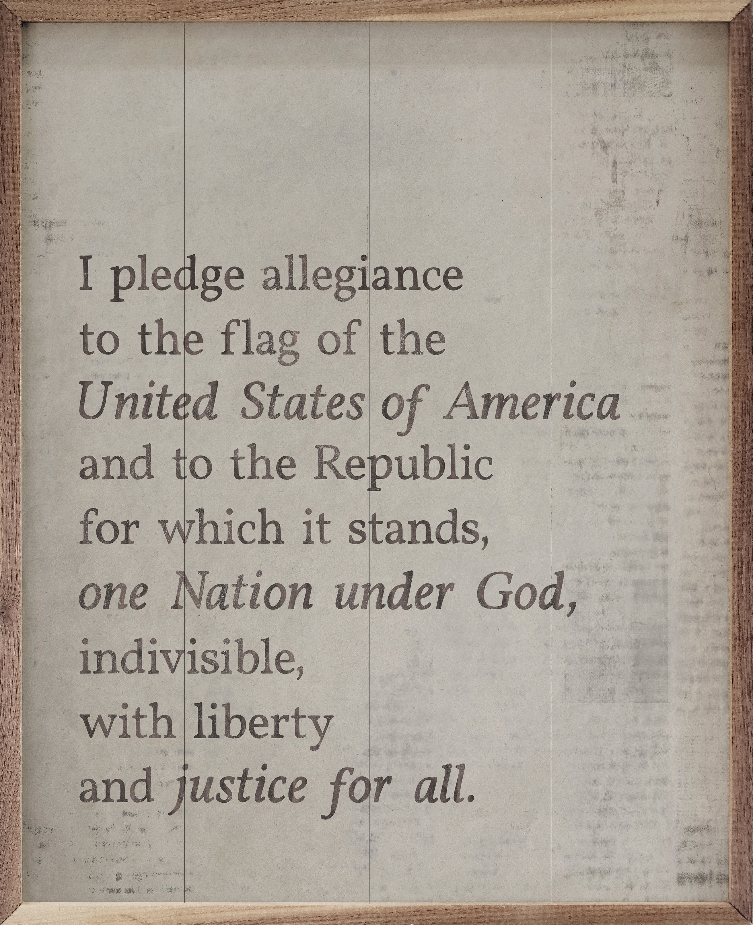 Pledge Of Allegiance Vintage