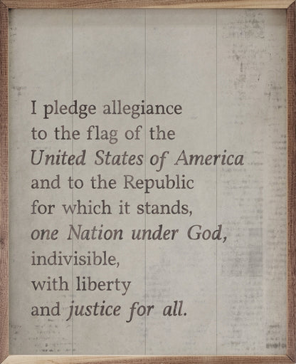 Pledge Of Allegiance Vintage