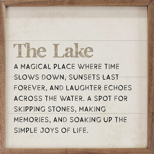 The Lake Definition