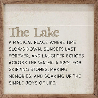 The Lake Definition