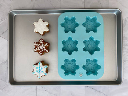 Winter Wonderland Snowflake Cupcake Mold
