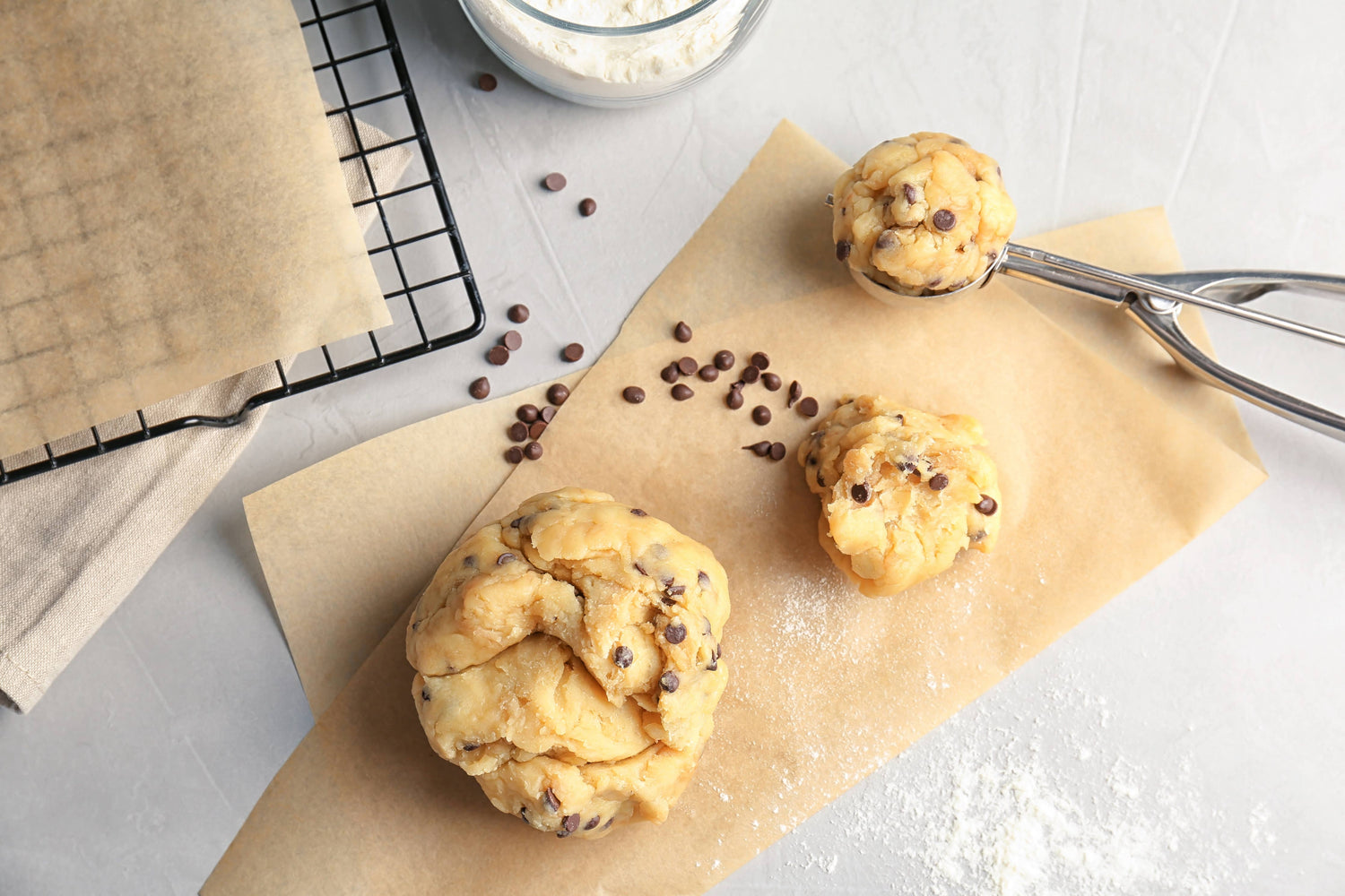 Stainless Steel Cookie Dough Scoop