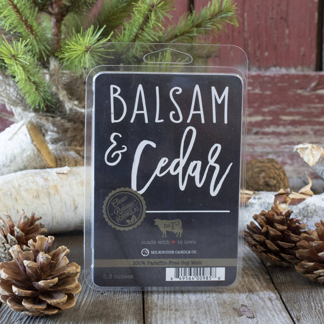 5.5 oz Wax Melts Christmas: Balsam & Cedar