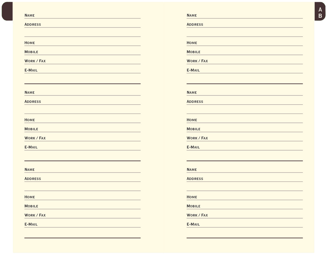 Butterflies Address Book