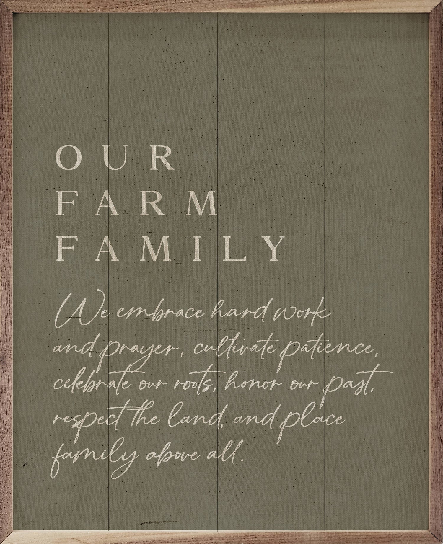 Our Farm Family Green