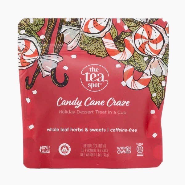 Candy Cane Craze, Herbal Dessert Tea, 15 sachets each