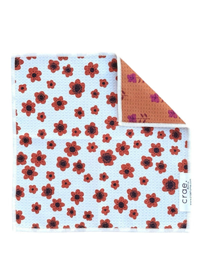 Amber Fields: Reversible Hand Towel &amp; Washcloth