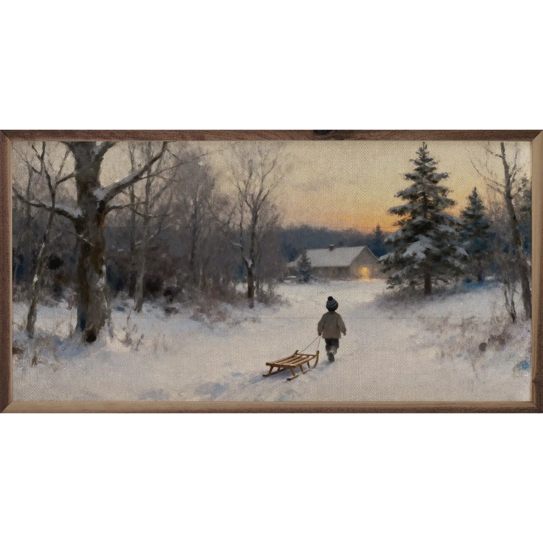 Child with Sled