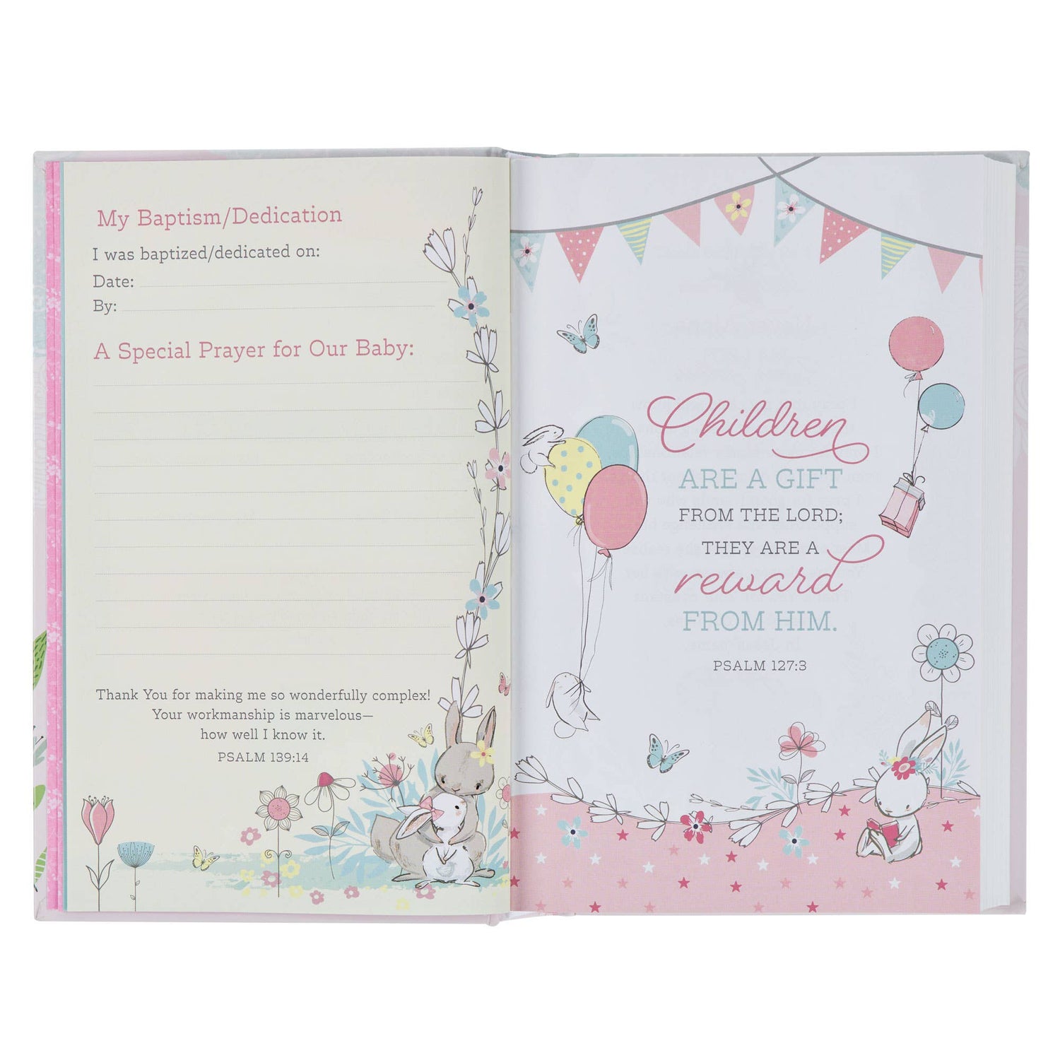 Bible Infant Hardcover, Pink