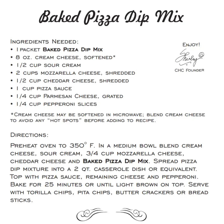 Artisan Bake Pizza Dip Mix