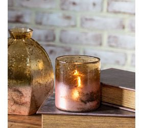 Stone Foil Candle Holder