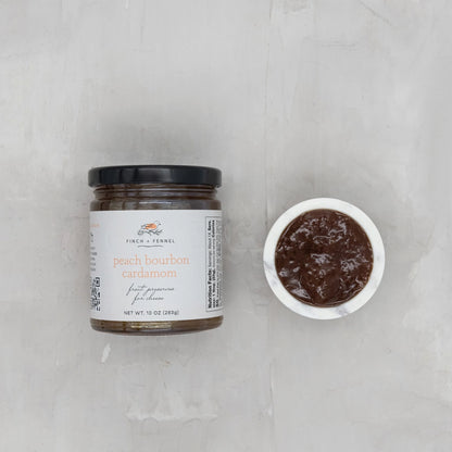 Peach Bourbon Cardamom Preserves