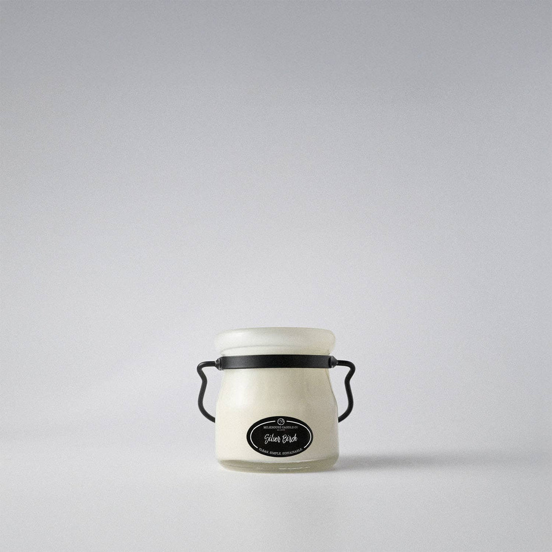 5 oz Cream Jar Candle: Silver Birch