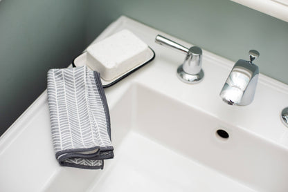 Mighty Minis Towel Set - Branches in Grey (set of 3)