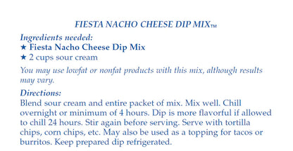 Fiesta Nacho Cheese Dip