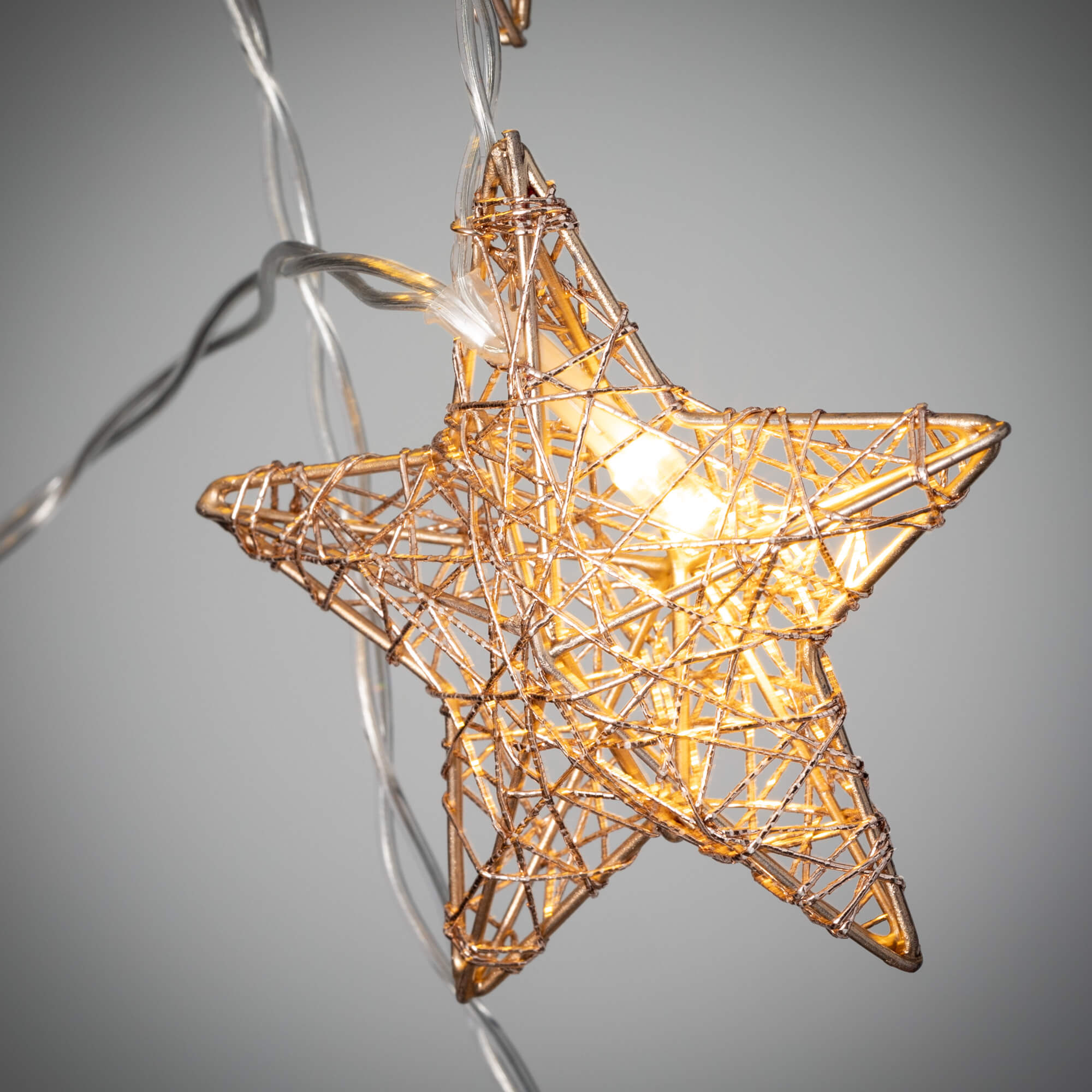 Lighted Star Garland