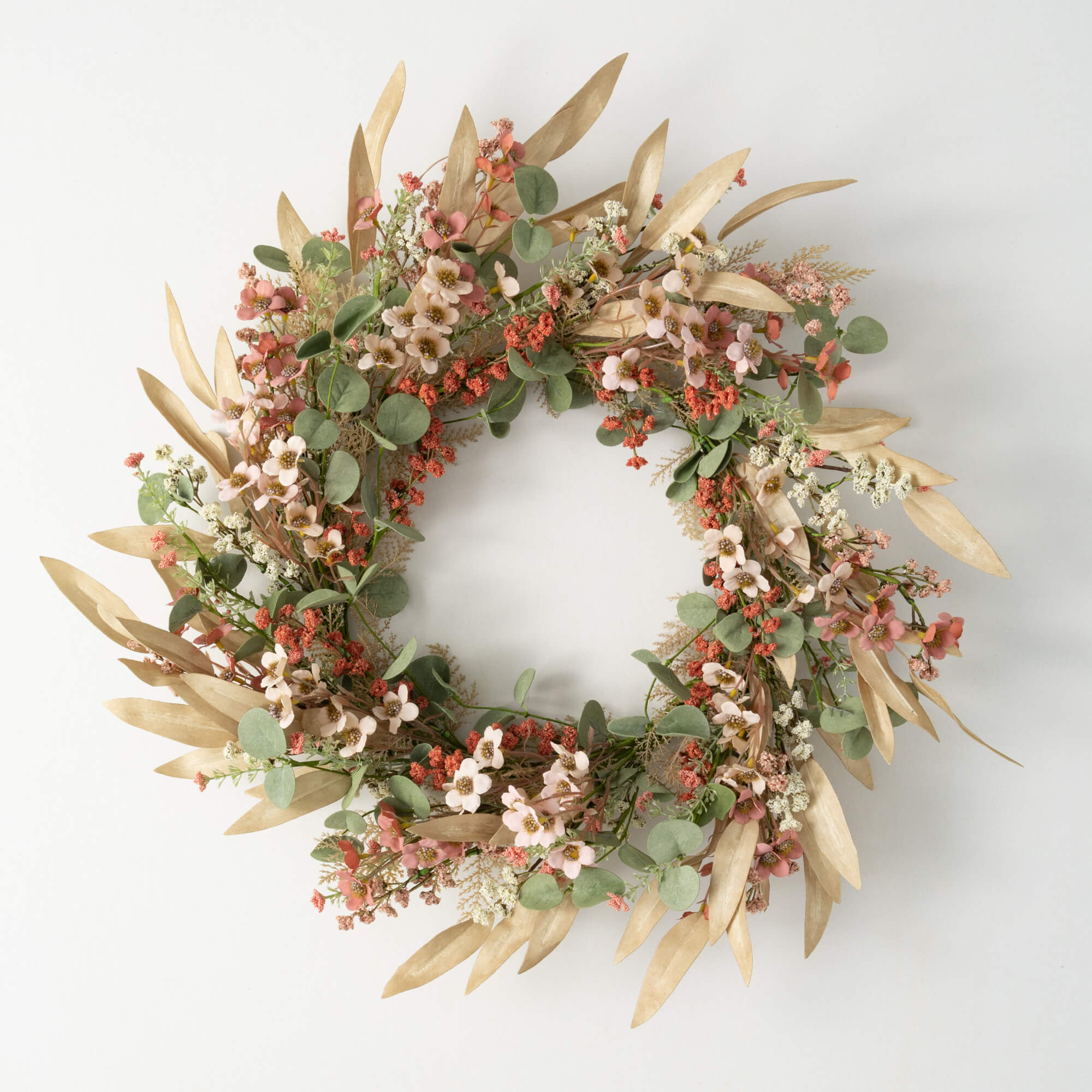 Flower Eucalyptus Wreath