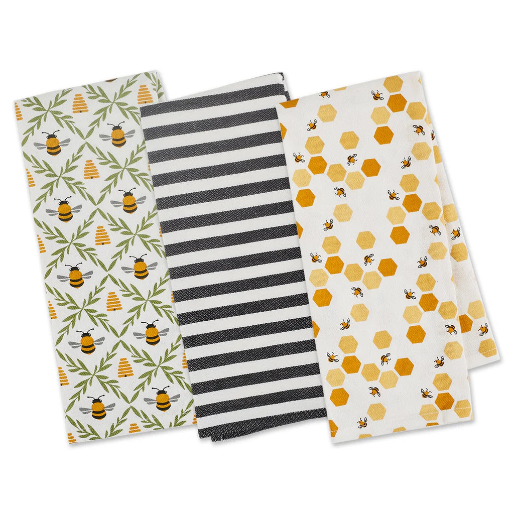 Bees Dishtowel Set